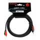 CABLE PATCH KIRLIN 2XRCA-2XRCA 3M NOIR