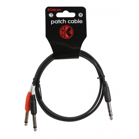 CABLE PATCH Y KIRLIN 2XJACK-JACK 6.35 NR