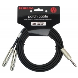 CABLE PATCH Y KIRLIN 2XJACK-JACK 6.35 NR