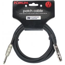 CABLE PROLONGATEUR KIRLIN 6.35M 3M NOIR