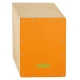 CAJON NINO 13", BOULEAU, FACADE ORANGE