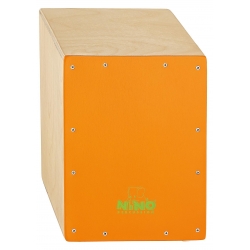 CAJON NINO 13", BOULEAU, FACADE ORANGE