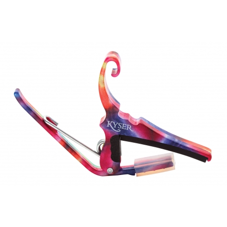 CAPO KYSER QUICK CHANGE 6 CORDES TIE DYE