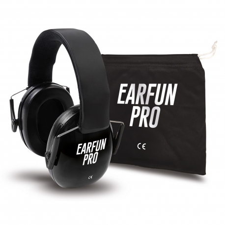 CASQUE ANTI-BRUIT ACOUFUN HP25 NOIR