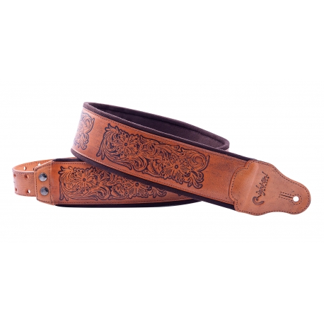 COURROIE CUIR PEINT RIGHTON CHARRO WOODY