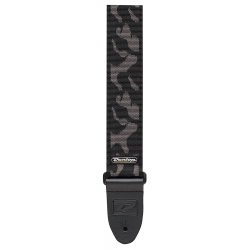 COURROIE DUNLOP CAMO NOIR ET GRIS