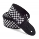 COURROIE DUNLOP CHECK NOIR BLANC