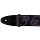 COURROIE GUITARE ORTEGA SKULL NOIR