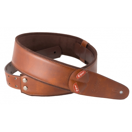 COURROIE VEGAN RIGHTON CHARM BRUN