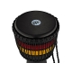 DJEMBE MEINL EARTH 12" NOIR ROUGE JAUNE
