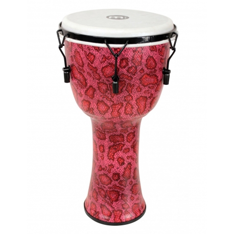 DJEMBE MEINL SYNTHE 10"RED SNAKE
